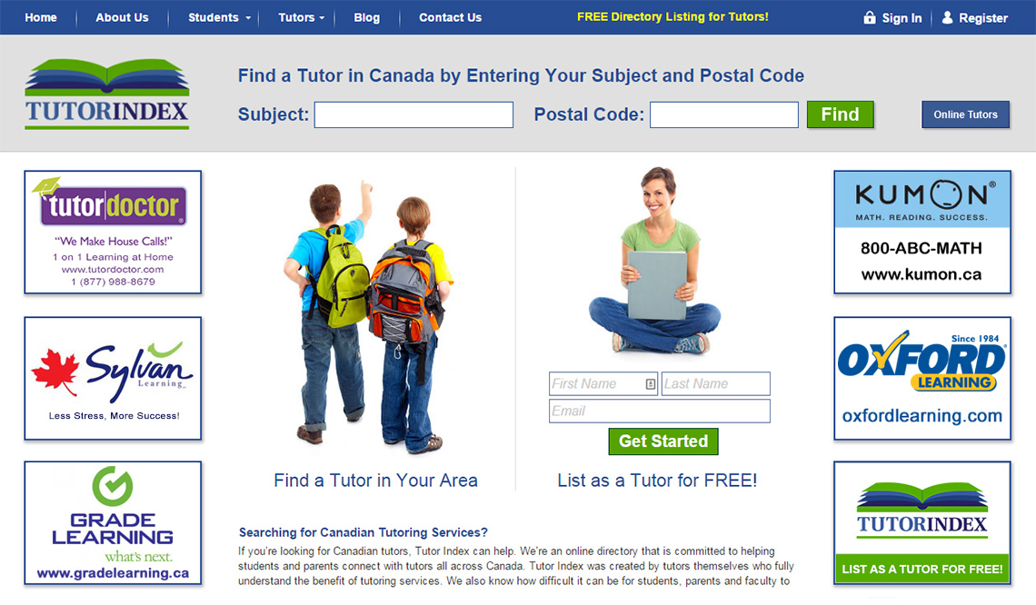 tutor-index-web-design