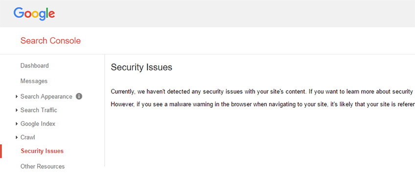 google-console-security-issues