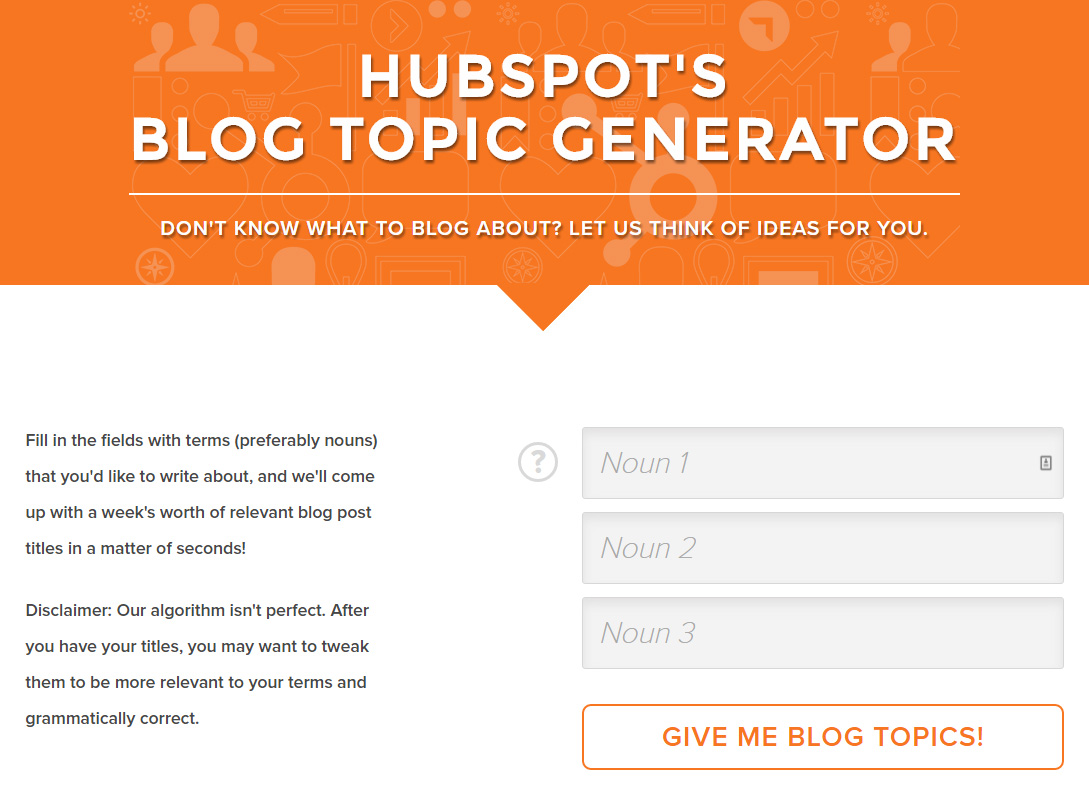 HubSpots-Blog-Topic-Generator